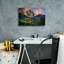 «Capitol Peak At Dusk» par Rick Berk, art mural sur toile, 18 x 12 po-2058531828