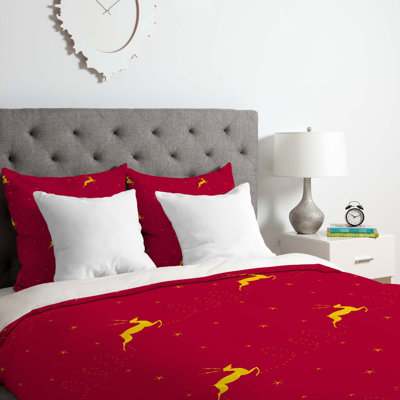 Ensemble de housse de couette renne stars