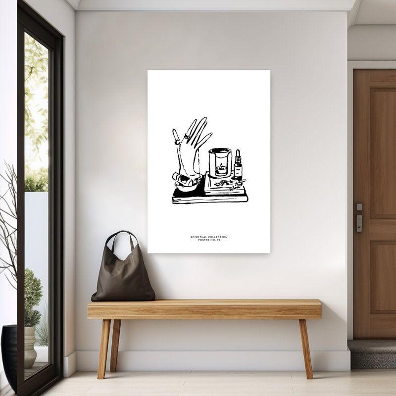 Art contemporain, art contemporain abstrait, H 60 po x l 40 po