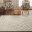 Tapis géométrique en laine / coton touffeté à la main Eulalie-1368748028