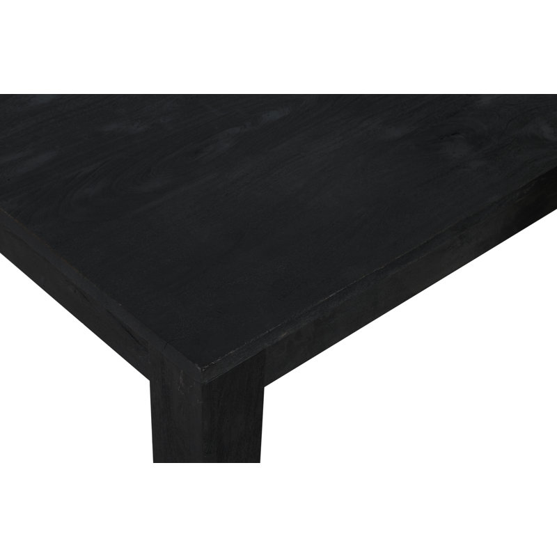 Table de salle à manger Clorissa, H 30 po x P 36 po x L 72 po, Noir