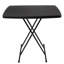 Lavish Home 2.5-Foot Portable Folding Table, Black