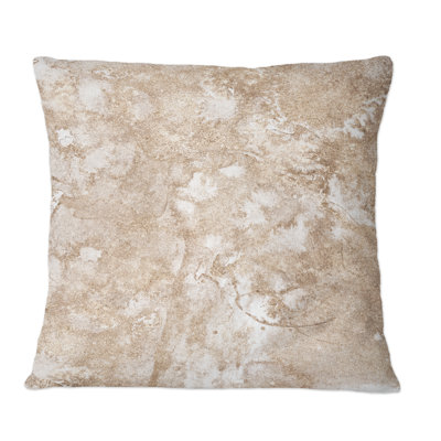 Marbre et or abstrait - Coussin décoratif imprimé moderne