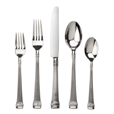 Girasole 45 - Piece Stainless Steel Flatware Set - Service for 8