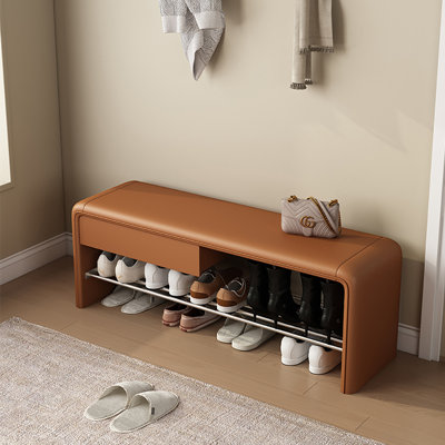 47.2in Shoe Changing Stool Shoe Storage Bench