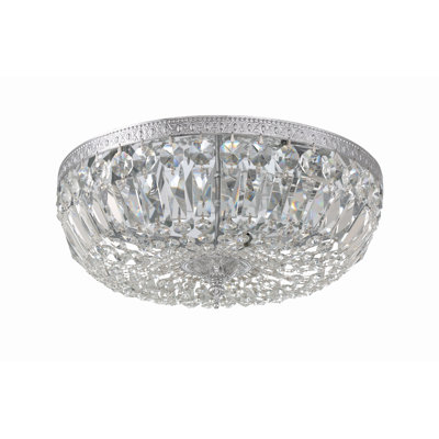 Plafonnier encastré à DEL de style lustre à 3 lumières de 16 po Dawanda
