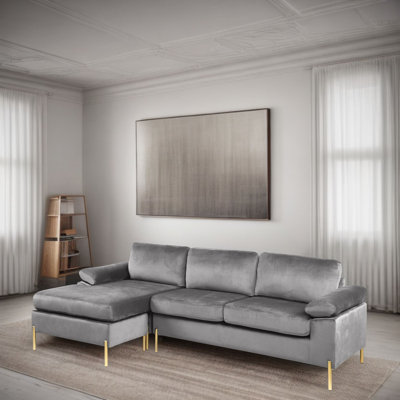 Seph 2 - Piece Velvet Sectional