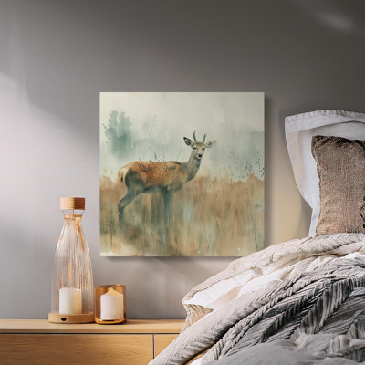 Sevigny 1 Piece Wrapped Canvas Wall Art Set