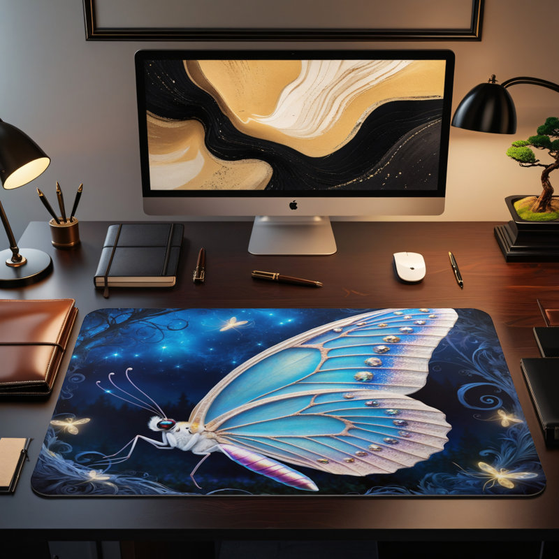 Polyester Desk Pad, 31.5x15.5