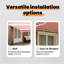 Ebern Designs Fabric Cover Retractable Patio Awning-103878062-103878070