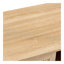Table basse de 40,51 po, pieds en bois massif, attrait naturel pour le rangement intérieur de la porte coulissante du salon-492131224