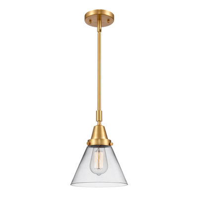 Luminaire suspendu conique 1 lumière Ashwath