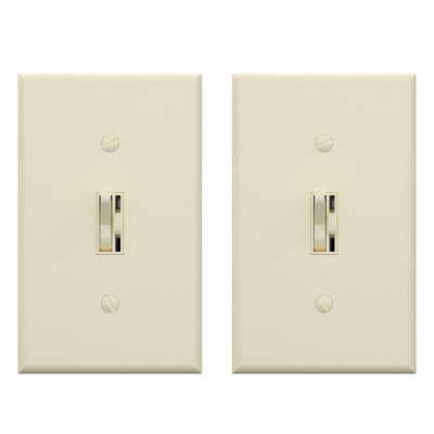 3 Tamper Resistant 600 Watt Slide Dimmer