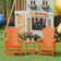 Ensemble de 3 chaises pour enfants en polyuréthane avec table d'appoint Dunphy
