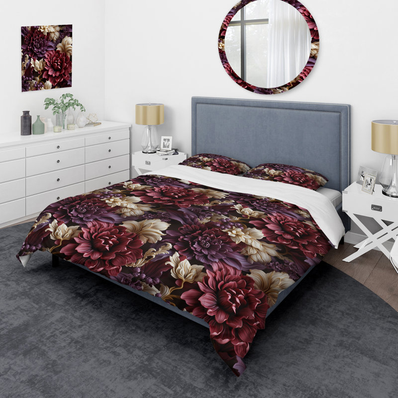 Ensemble de housse de couette Regency, Housse de couette simple + 1 taie décorative stan