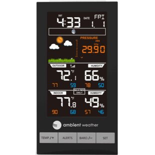 Ambient Weather WS-8482-3107 7-Channel WiFi Remote Monitoring Weather  Station with Indoor/Outdoor Temperature & Humidity, Floating Pool, Spa &  Pond