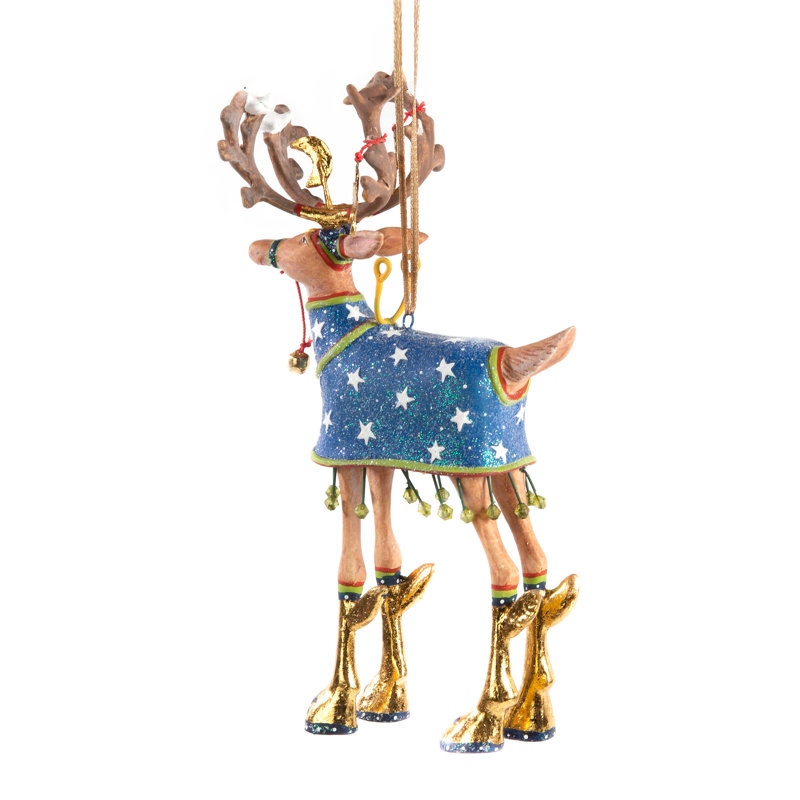Patience Brewster Dash Away Comet Reindeer Ornament