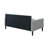 LuXeo Bristol Twin Size Upholstered Gray Day Bed