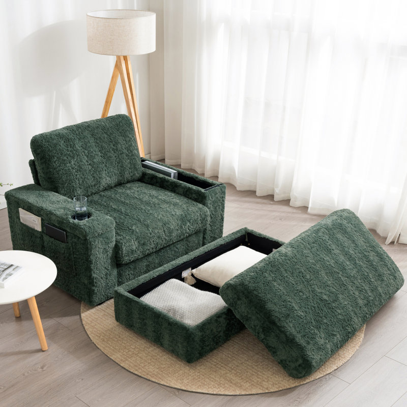 Canapé-lit Modern Modern, Vert