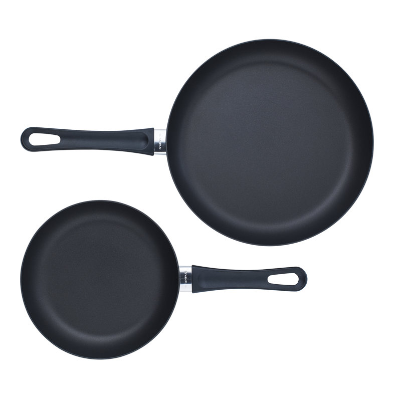 Black Aluminum Non-stick Ceramic Coating Fry Pan Set