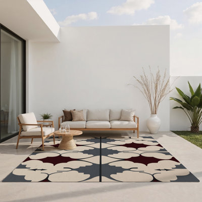 Tapis intérieur et extérieur Meticulous Curve