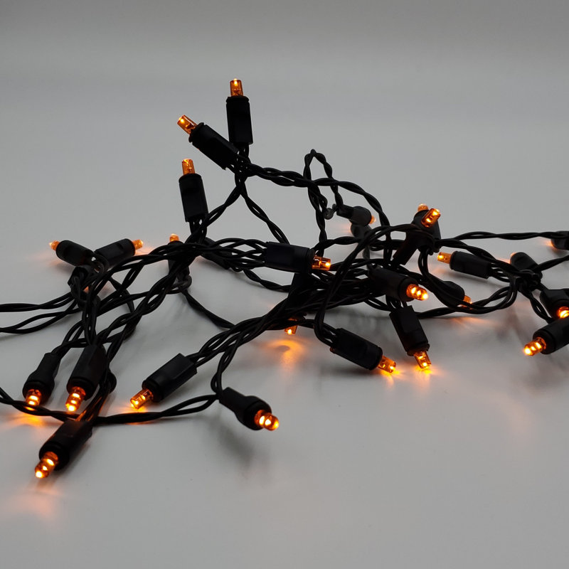 Battery Operated LED Mini String Lights, Orange