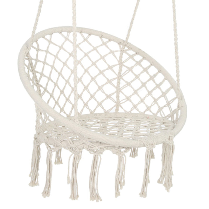 Kalkaska Wood Outdoor Lounge Chair, Biege
