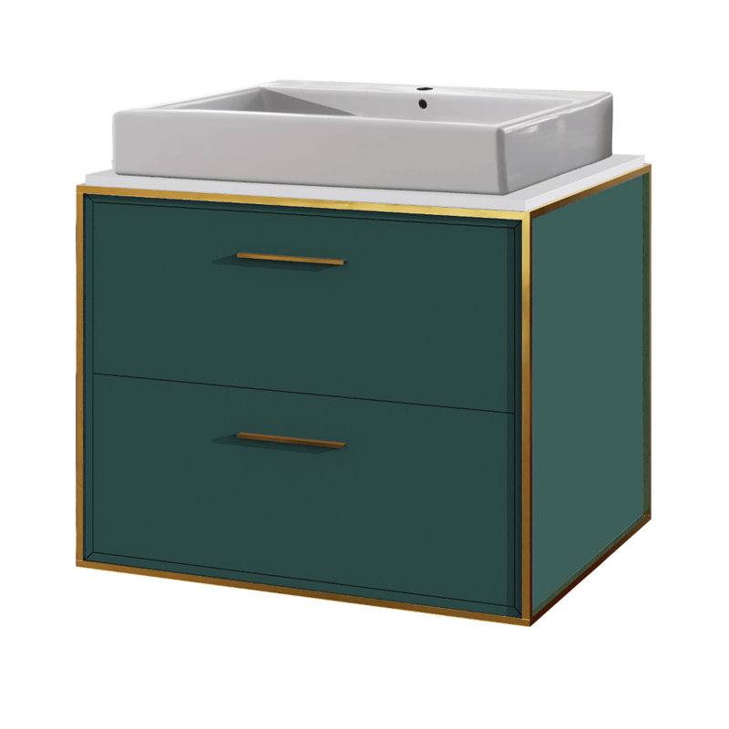 Aquaplane 22'' L Bathroom Sink, Single Hole