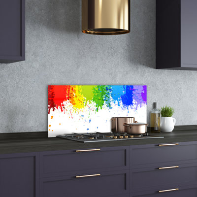 50cm W x 100cm L Glass Peel and Stick Panel