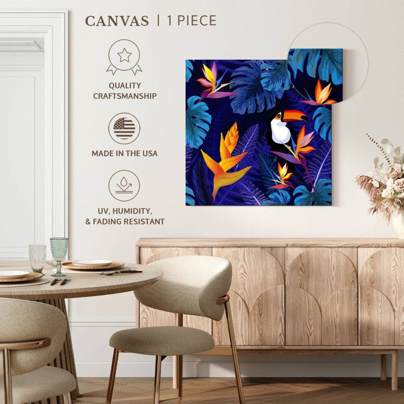 Brampt Jungle Toucan, 10" H x 10" W