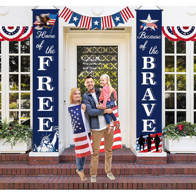 Independence Day Text Banners