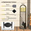 Metal Fireplace Tool Set