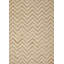 Chevron Area Rug in Beige