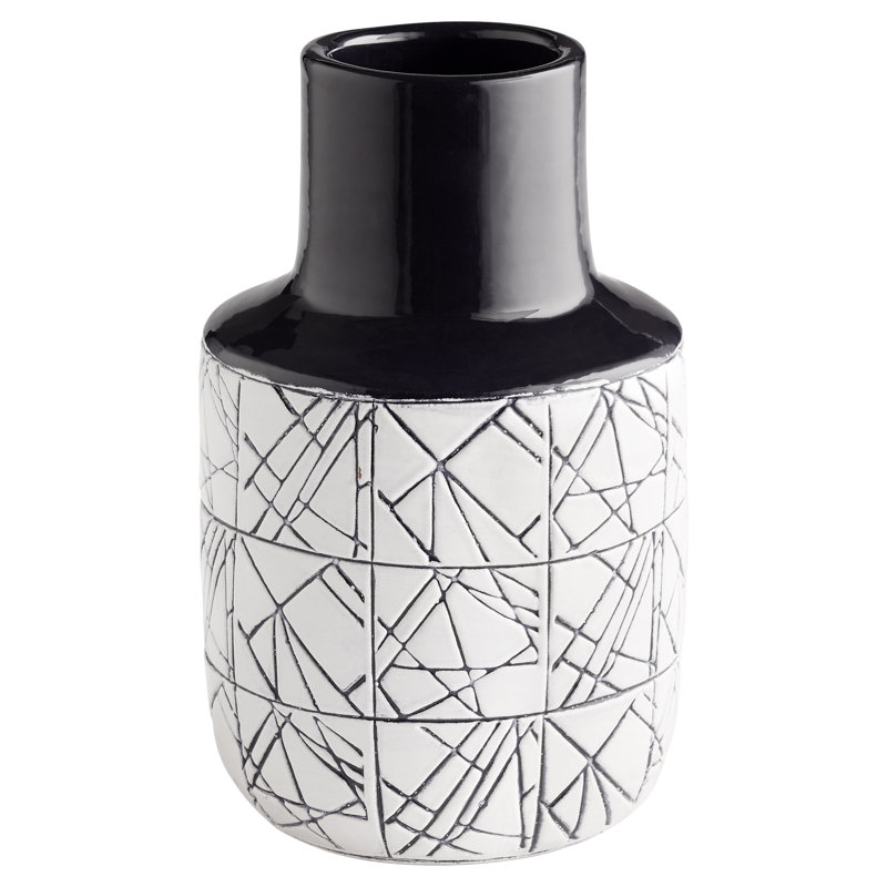 Vase décoratif Dark Zenith, H 11,75 po x l 7 po x P 7 po