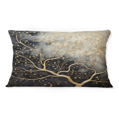 Coussin Golden Tree Tree Luminous Tangle II