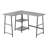 Computer Desk, Home Office, Corner, Storage Shelves, L Shape, Work, Laptop, Metal-762128794