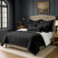 Ensemble de housse de couette en coton ébène Elsie 6 pièces-115684767