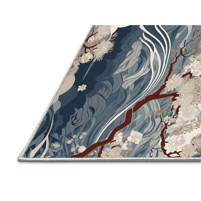 Amber Tide Rug, Round 4'