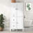 Retro Multi-Functional Storage Cabinet With Adjustable Shelves