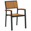 8 - Person Wood Patio Dining Set with Rectangular Table
