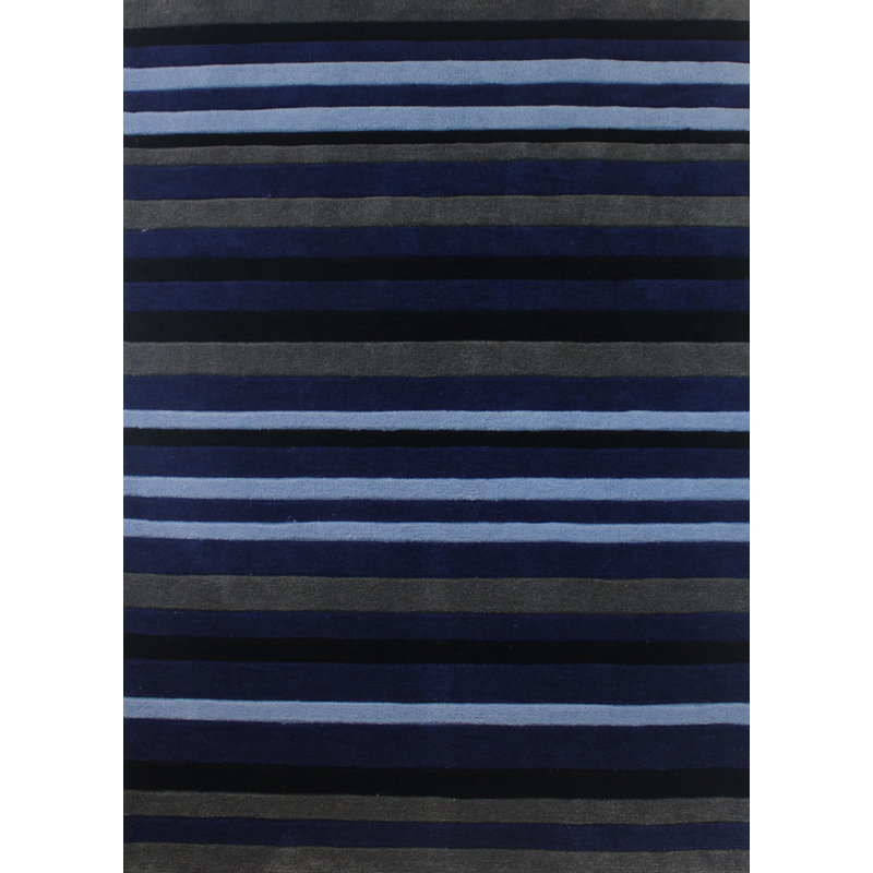 Isabel Striped Hand Woven Area Rug, Rectangle 120 x 170cm