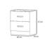 Matt White 2 Drawer Bedside Table-1768495503
