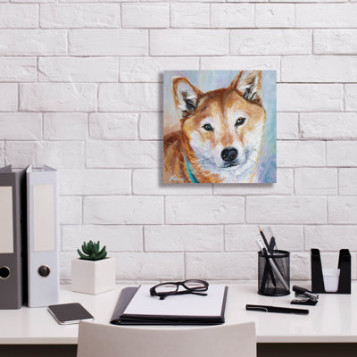 "Win Love Porter", "Must Love Dogs Shiba Inu" par Lindsay Kivi, art mural sur toile