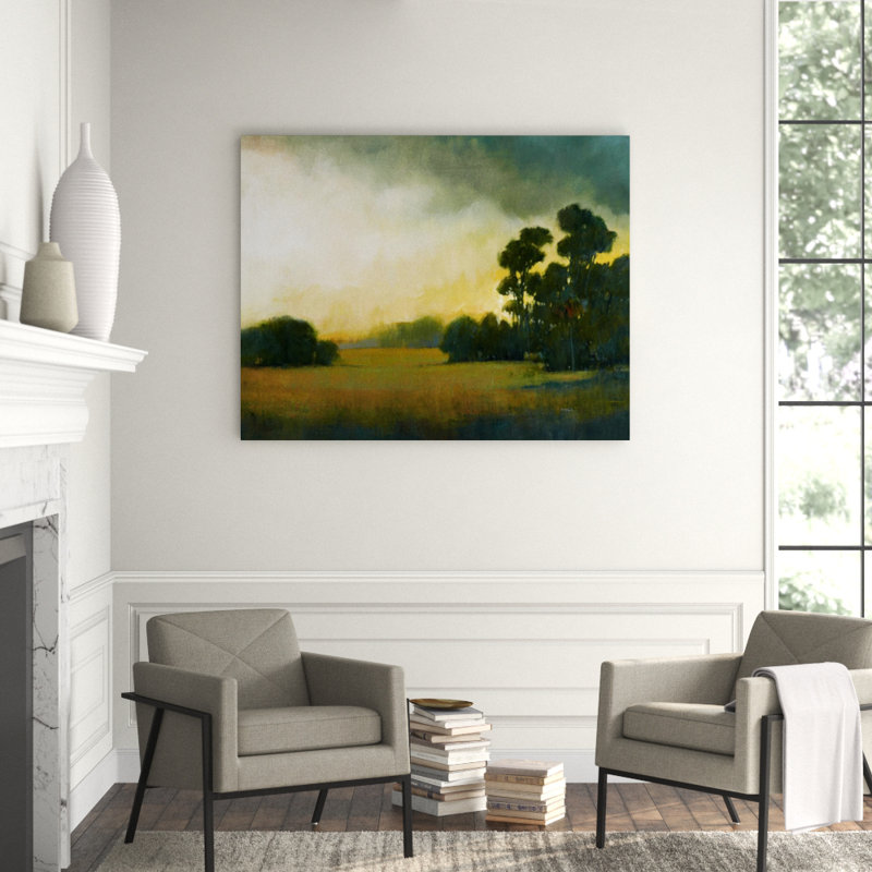Silent Time Painting by Timothy O' Toole, Outdoor, 47" H x 60" W x 1.5" D
