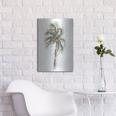 Bayou Breeze 'Watercolor Palm Study 2' by Ethan Harper Metal Wall Art