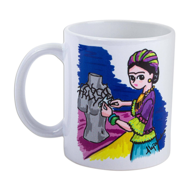 Grande tasse à café avec collier Frida