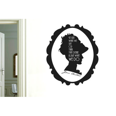 Jane Austen Wall Sticker