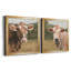 «On the pasture I», ensemble de 2 reproductions d'art sur toile-269289981-269289978