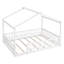 Structure de lit double avec clôture-1811665417