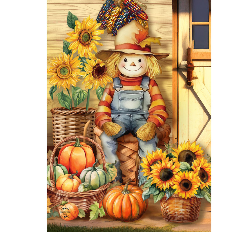 Drapeau de jardin Country Scarecrow